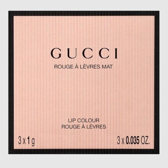 GUCCI Mini Matte Lipstick Set - Luxe 3-Piece Collection - Picture 10 of 16